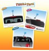 Tenna Tops Blue Happy Face Car Antenna Ball / Auto Dashboard Accessory (Fat Antenna) 